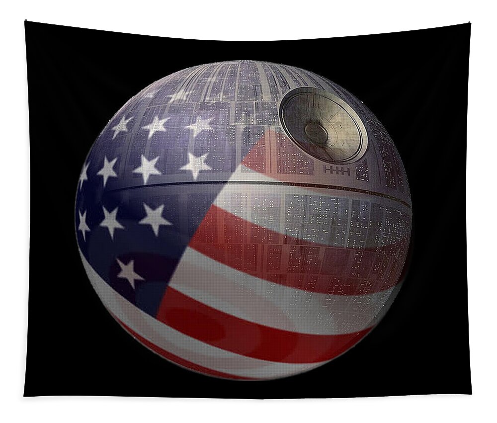 Us Empire Tapestry featuring the digital art The New Empire by John Parulis