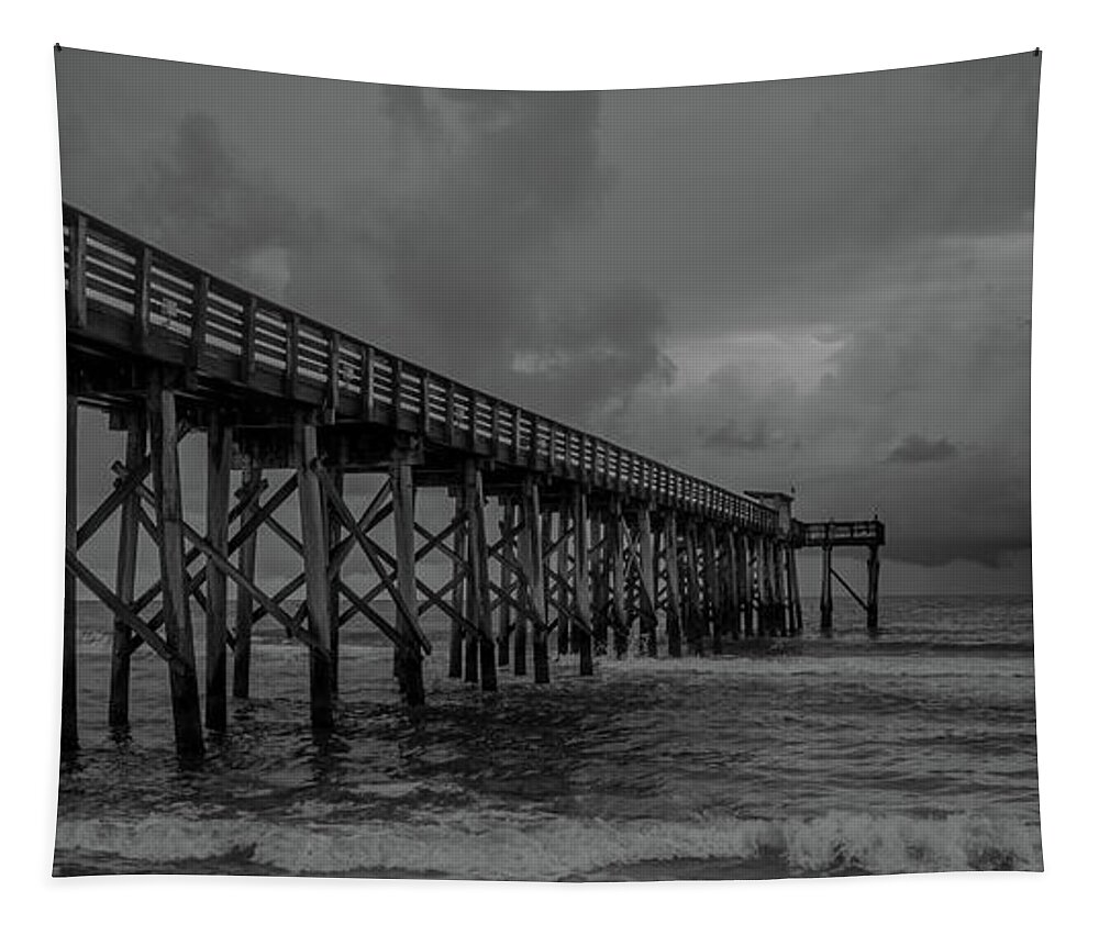 Ocean Tapestry featuring the photograph The Pier by Jamie Tyler