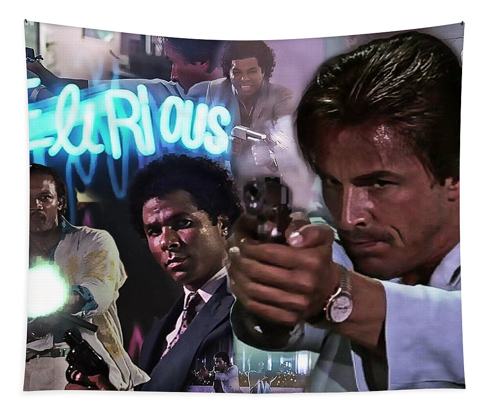 Miami Vice Tapestry featuring the digital art The Prodigal Son 7 by Mark Baranowski