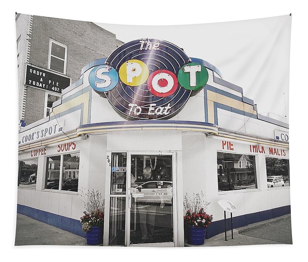 The Spot Tapestry featuring the photograph The Spot by Natasha Marco