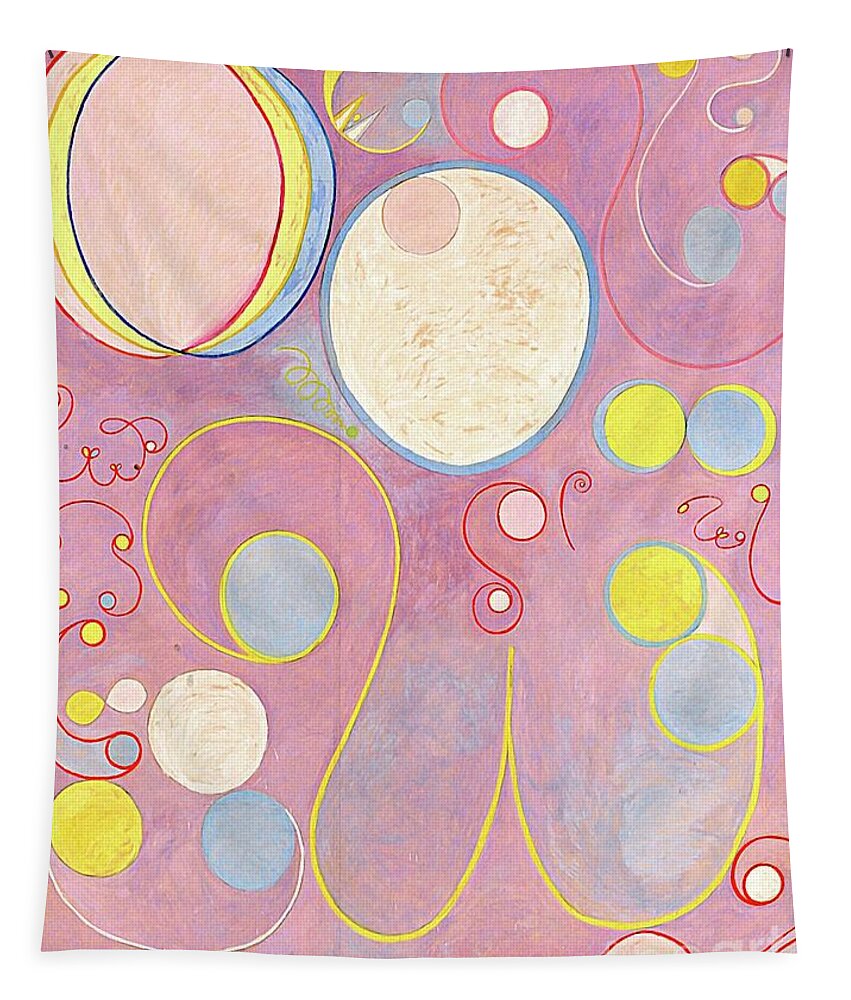 The Ten Largest Tapestry featuring the painting The Ten Largest, No. 08, Adulthood, Group IV by Hilma af Klint