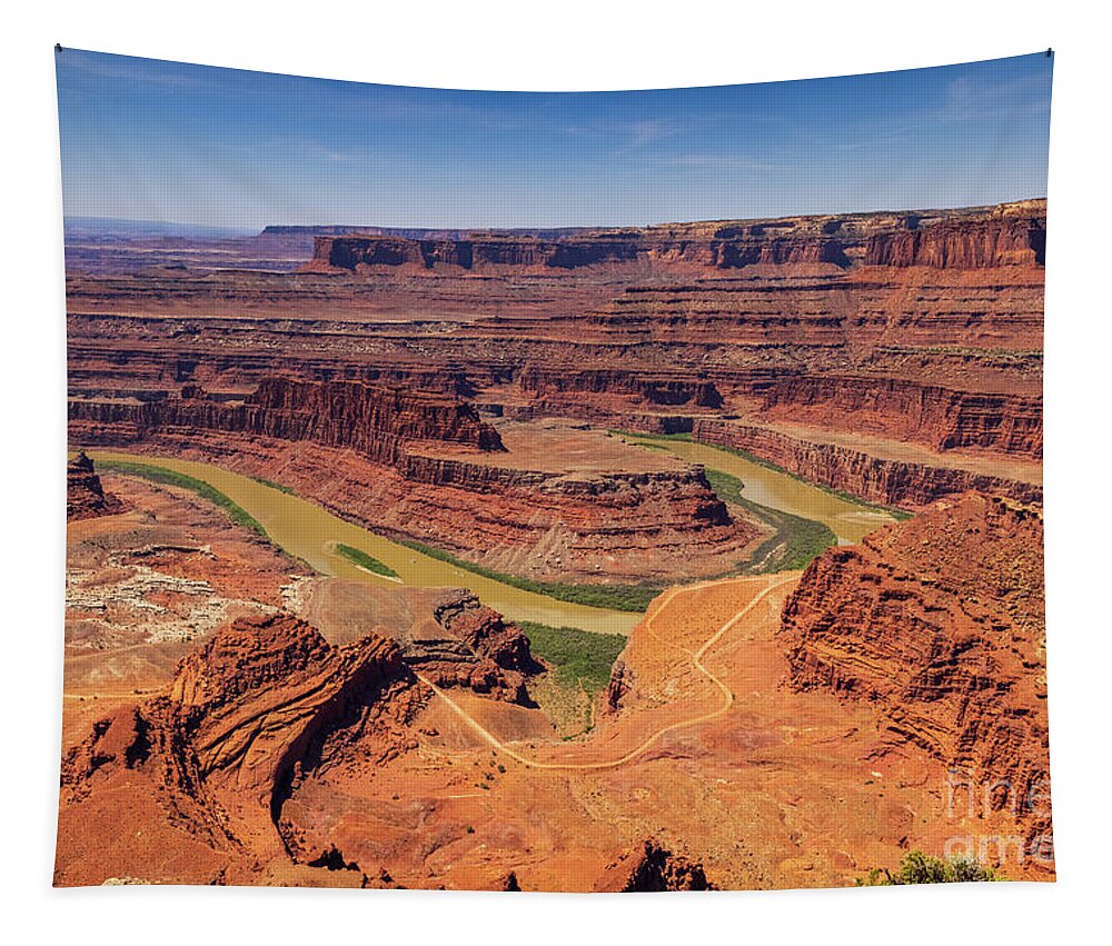 Dead Horse Point Tapestry featuring the photograph The View From Dead Horse Point by Mimi Ditchie