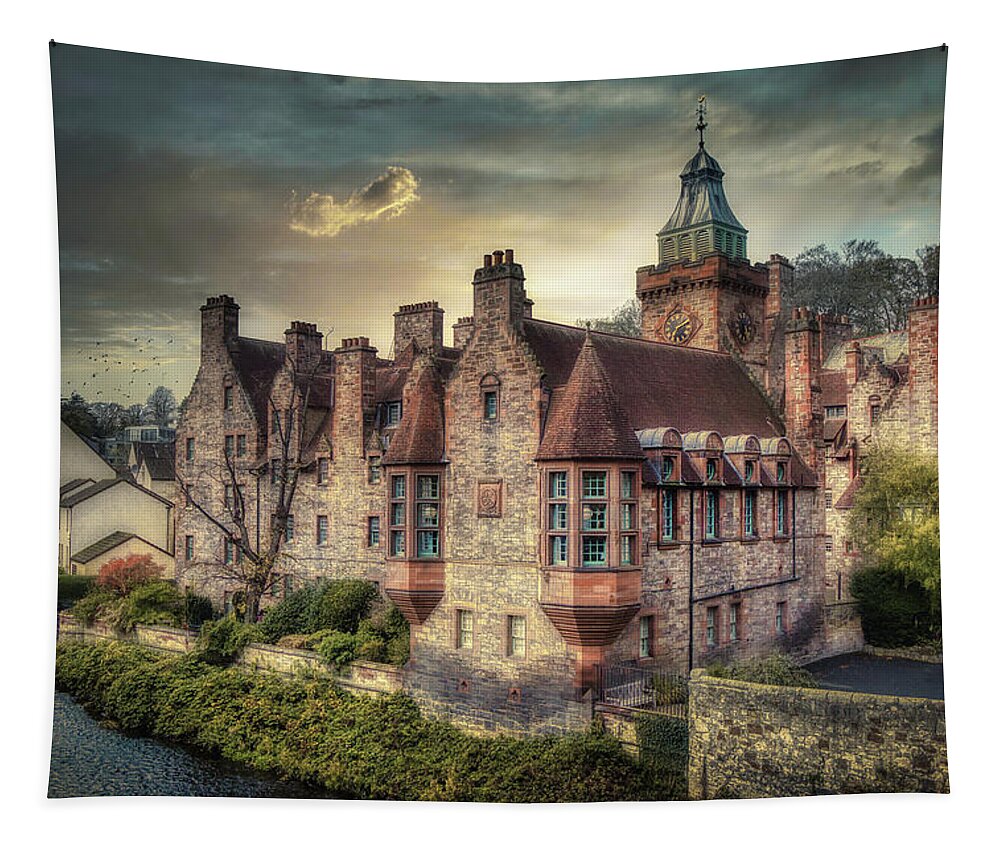 Ancient Tapestry featuring the photograph The Well Court - Dean Village by Micah Offman