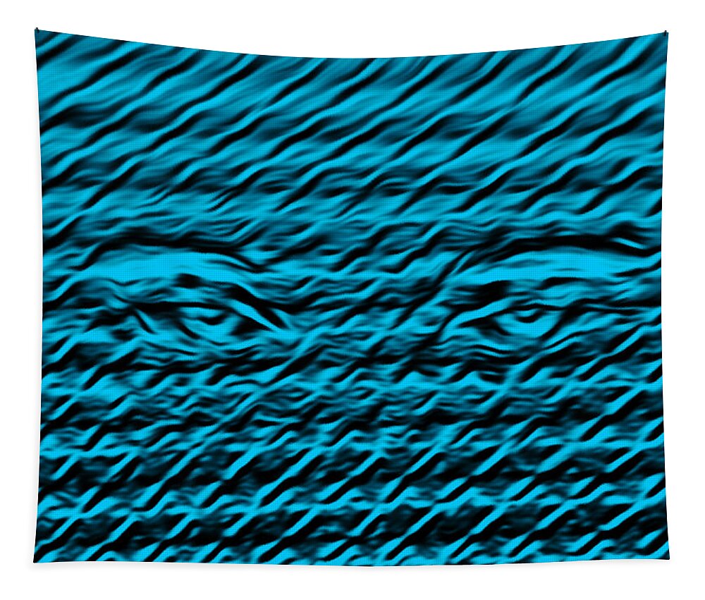 Abstract Art Tapestry featuring the digital art These Eyes by Ronald Mills