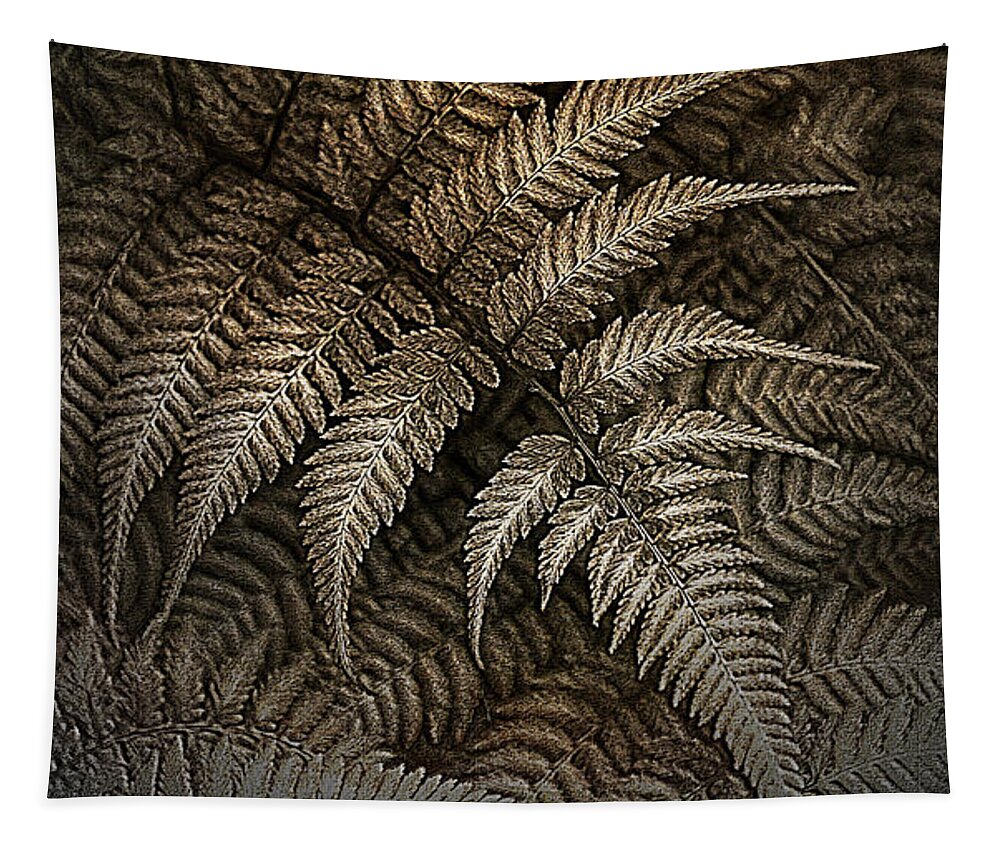 Ferns Tapestry featuring the photograph This Fern Is Toast by Rene Crystal