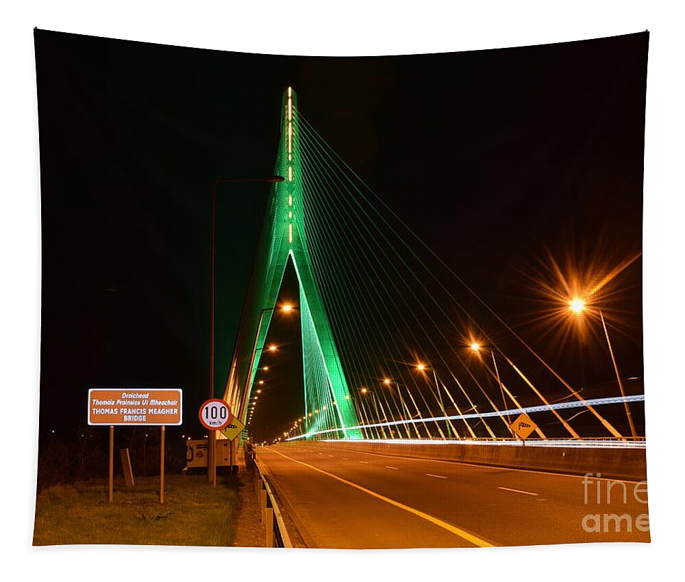 Thomas Francis Meagher Tapestry featuring the photograph Thomas Francis Meagher Bridge by Joe Cashin