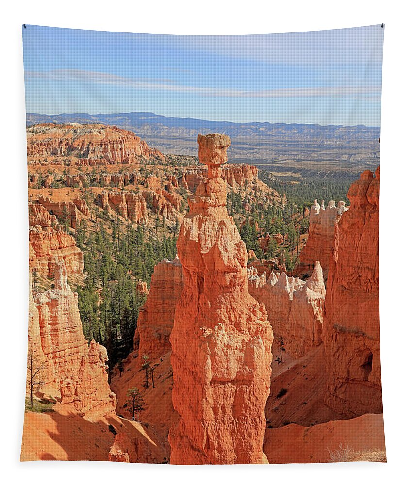 Thors Hammer Tapestry featuring the photograph Thors Hammer at Bryce Canyon National Park by Richard Krebs
