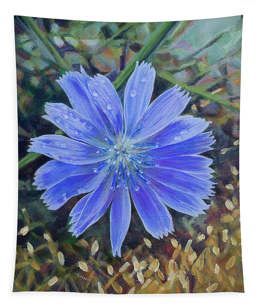 Flower Tapestry featuring the painting Thrive Anyway by Amanda Schwabe