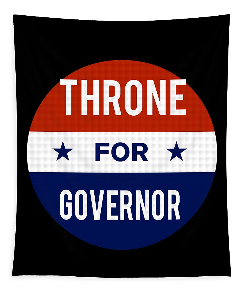Election Tapestry featuring the digital art Throne For Governor by Flippin Sweet Gear