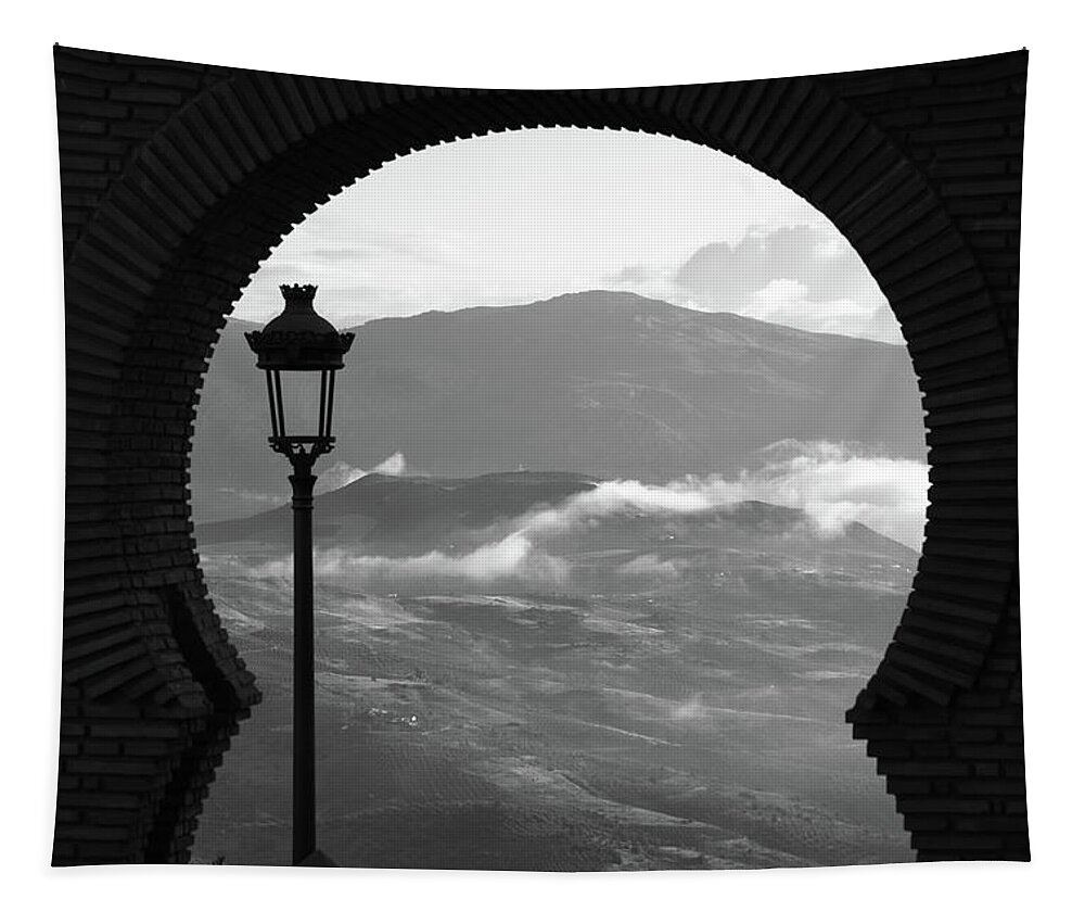 Arch Tapestry featuring the photograph Through the keyhole by Gary Browne