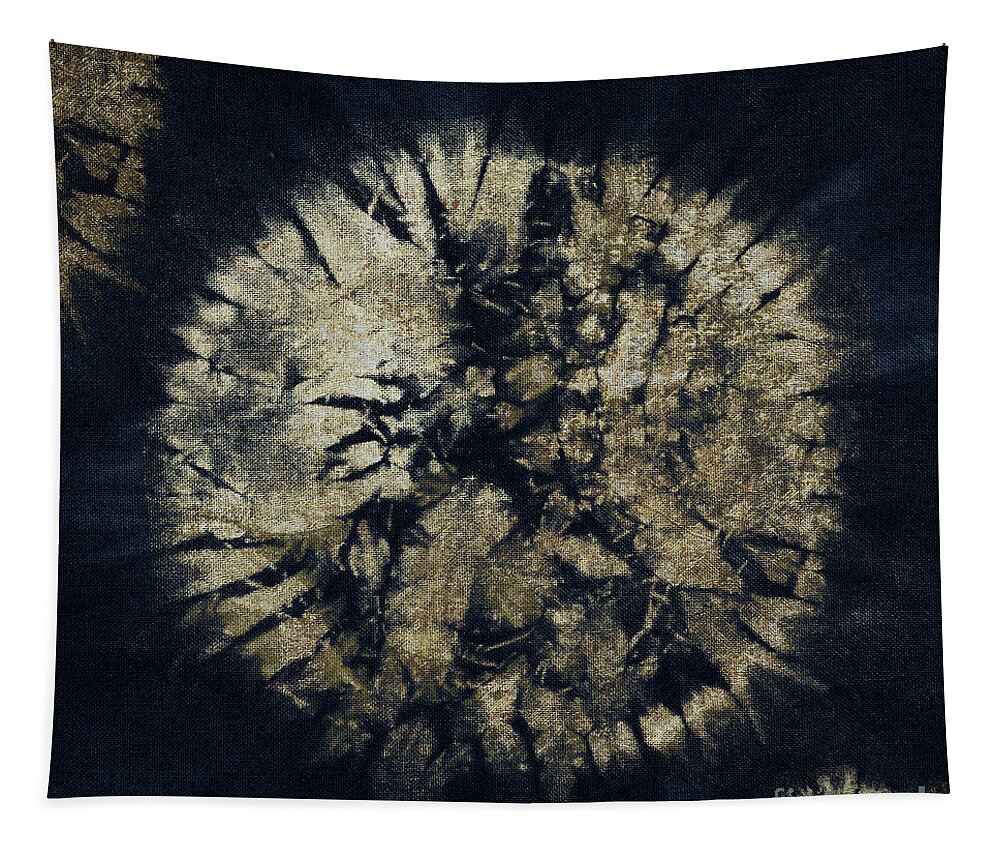 Tie Dye Tapestry featuring the painting Tie Dye 1977 by Mindy Sommers