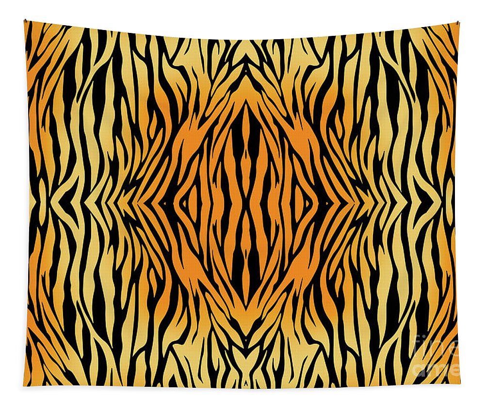 Tiger Stripes Pattern - Tiger's Fur Digital Design by PIPA Fine Art -  Simply Solid