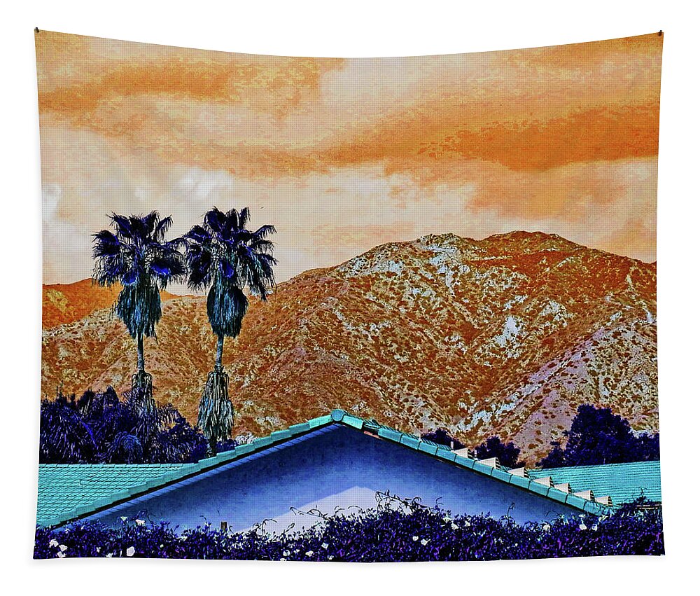 Tint Tapestry featuring the photograph Tinted Verdugos by Andrew Lawrence