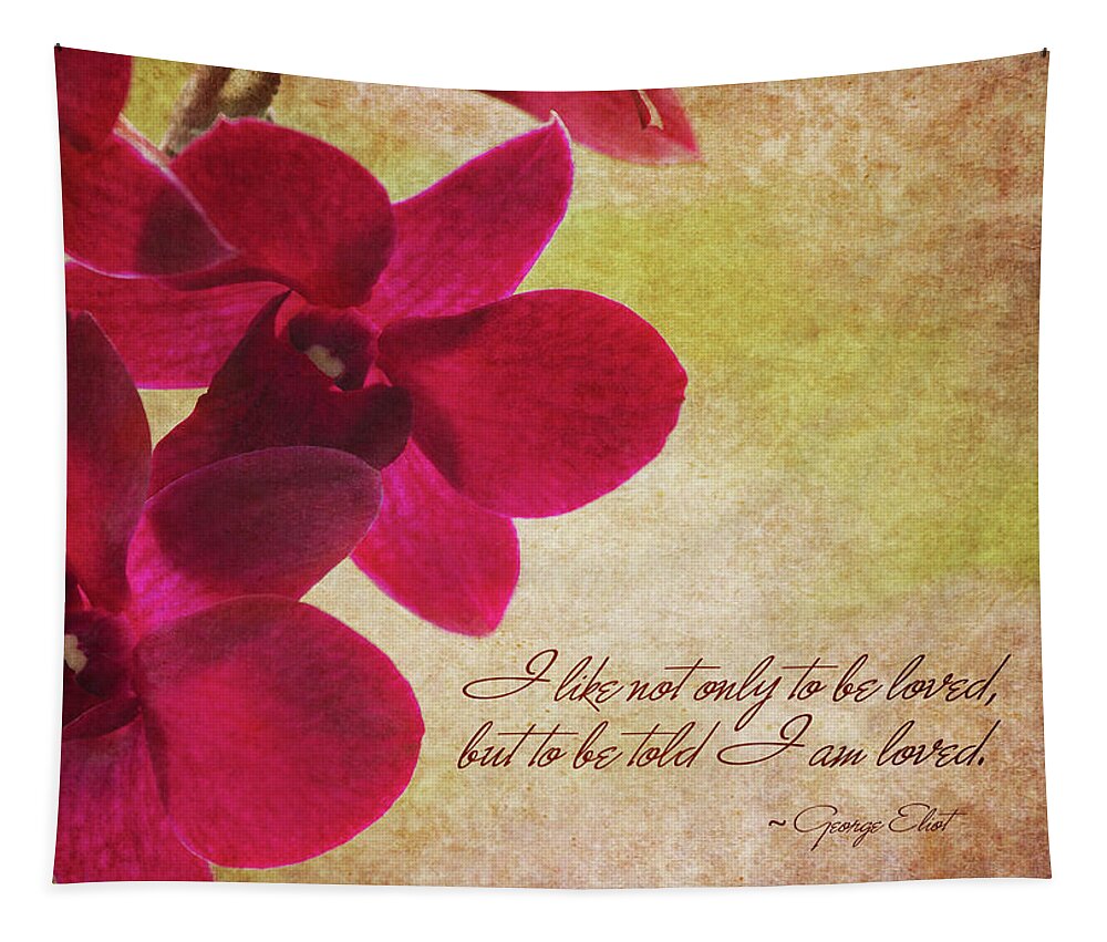 Inspiration Tapestry featuring the photograph To Be Loved by Dale Kincaid