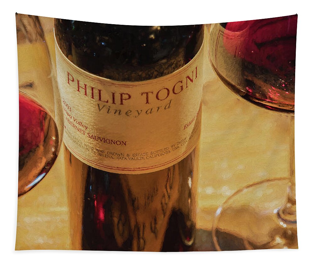 Cabernet Sauvignon Tapestry featuring the photograph Togni Wine 15 by David Letts