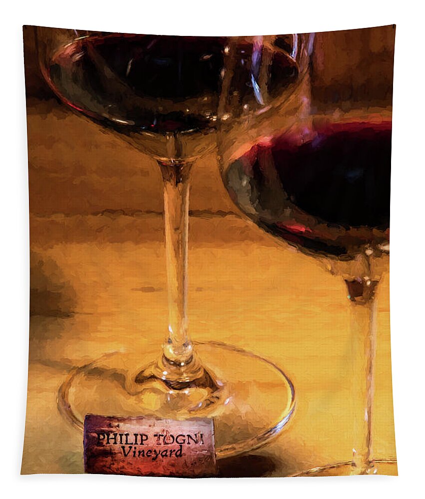 Cabernet Sauvignon Tapestry featuring the photograph Togni Wine 3 by David Letts