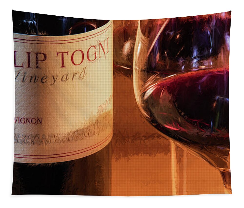 Cabernet Sauvignon Tapestry featuring the photograph Togni Wine 6 by David Letts