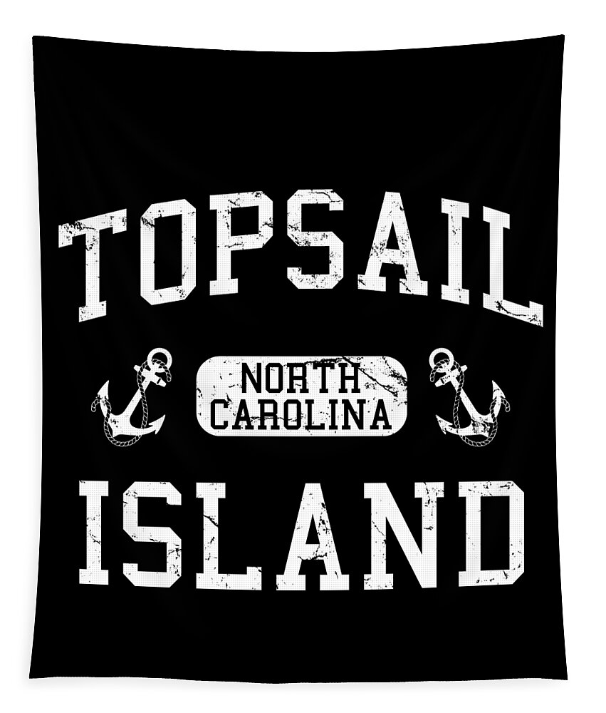 Cool Tapestry featuring the digital art Topsail Island North Carolina by Flippin Sweet Gear