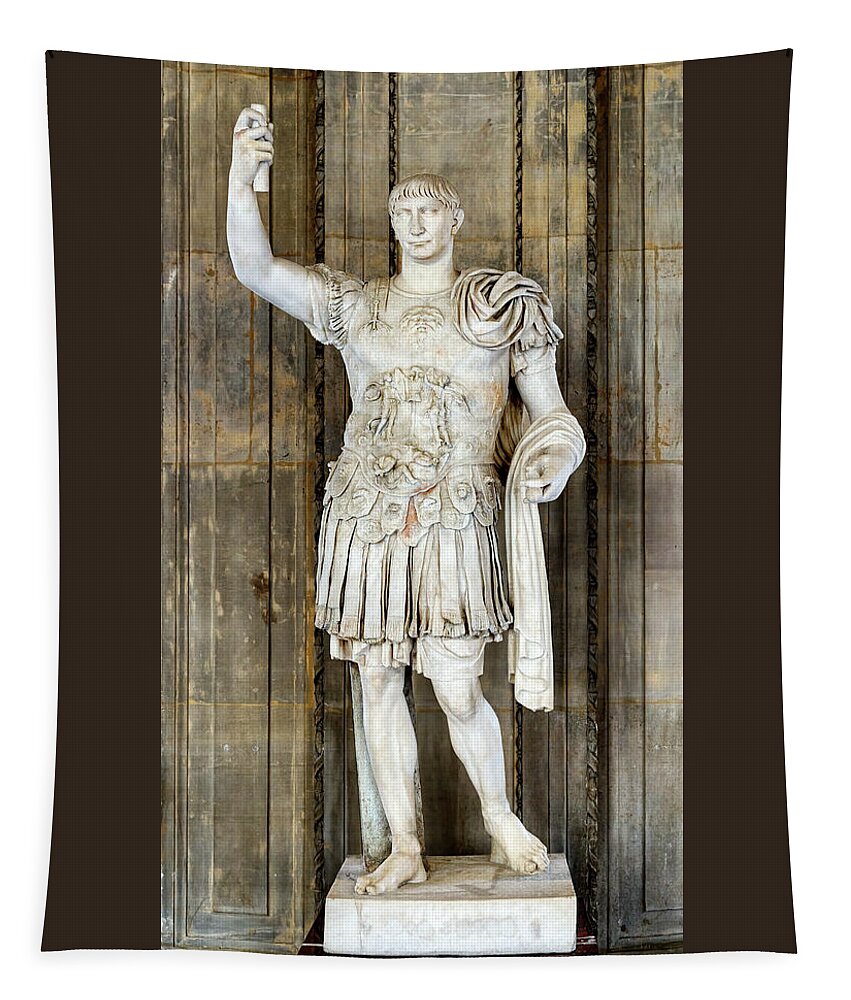 Trajan Tapestry featuring the photograph Trajan by Weston Westmoreland