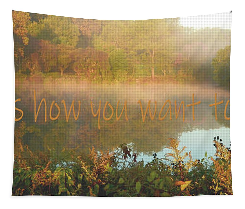 Quotes Tapestry featuring the digital art Treat others how you want to be treated. by Angie Tirado
