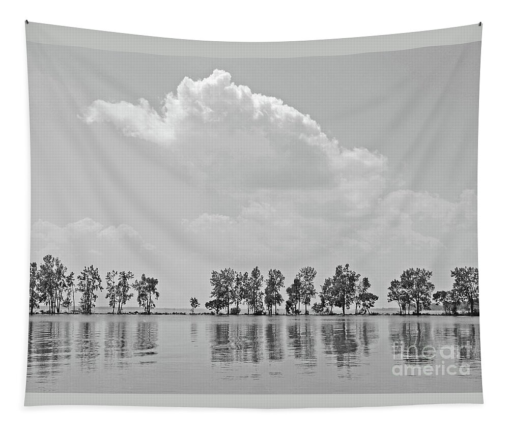 Landscape Tapestry featuring the photograph Tree Line by Ann Horn