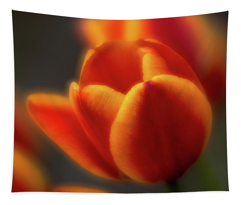 Tulip Tapestry featuring the digital art Tulips by Mariam Bazzi