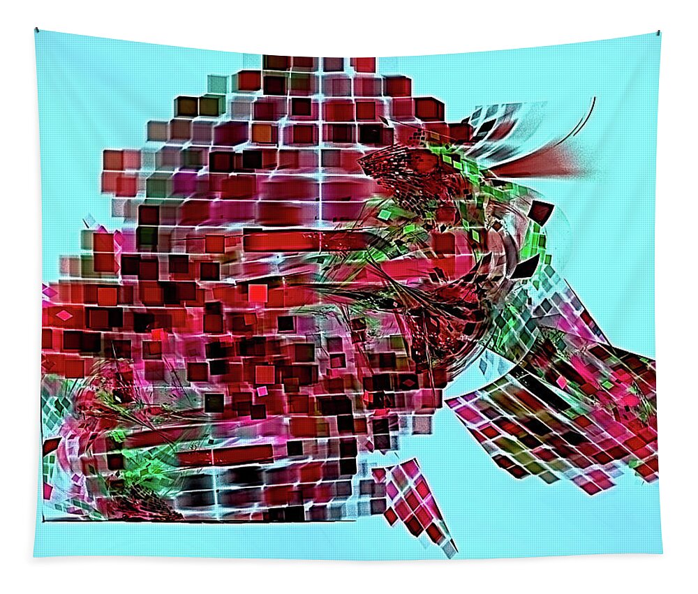 Art Tapestry featuring the digital art Turn Off the News by Jeff Iverson