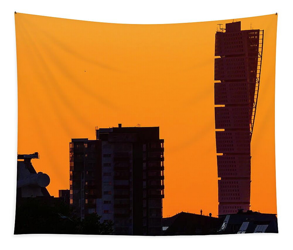 Europe Tapestry featuring the photograph Turning Torso by Alexander Farnsworth
