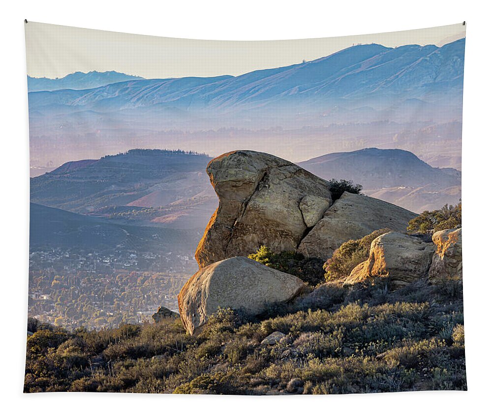 Turtle Rock Afternoon Tapestry featuring the photograph Turtle Rock Afternoon by Endre Balogh