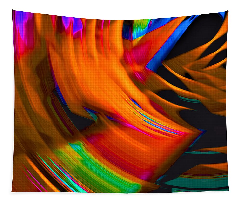 Abstract Tapestry featuring the digital art Ultrasound Image - Abstract by Ronald Mills
