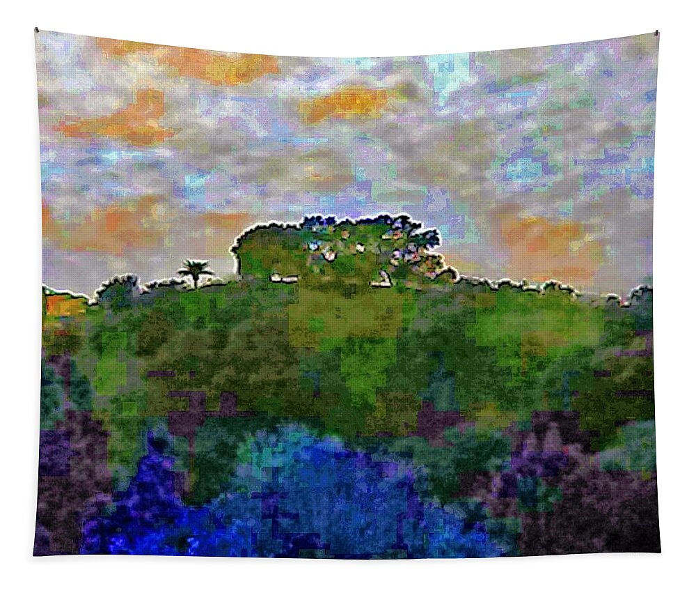 Hill Tapestry featuring the photograph Universal Hill by Andrew Lawrence