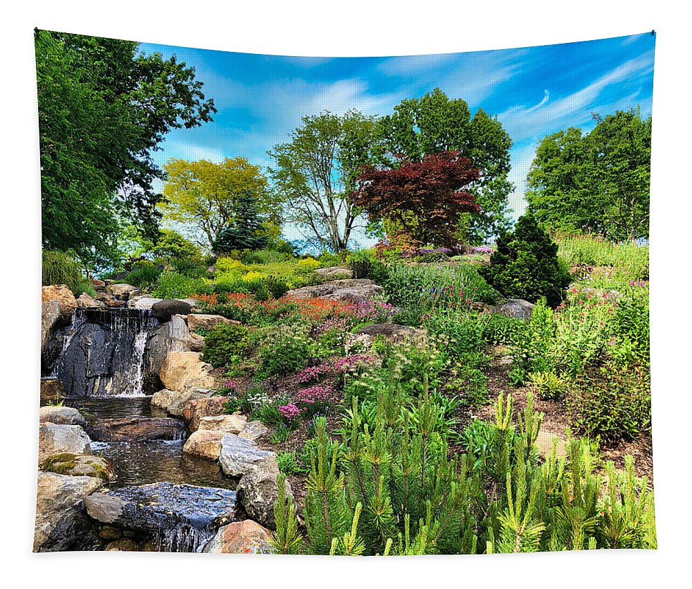 Untermyer Tapestry featuring the photograph Untermyer Park Landscape by Russ Considine