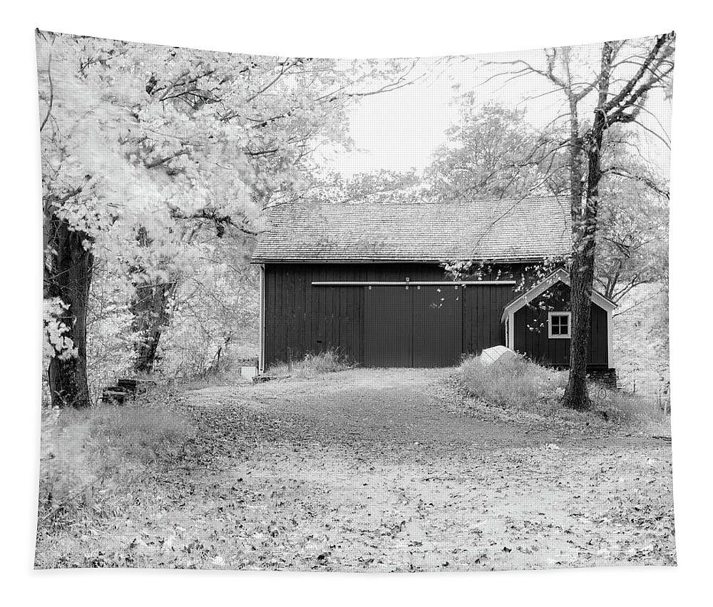Cowen Farm Tapestry featuring the photograph Upstate NY Historic Site by Amelia Pearn
