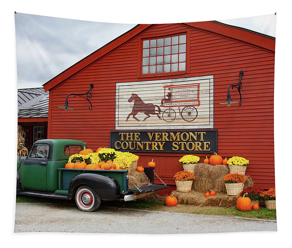 Vermont Country Store Tapestry featuring the photograph Vermont Country Store by Jeff Folger