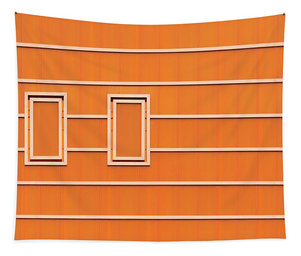 Urban Tapestry featuring the photograph Very Orange Minimalism by Stuart Allen
