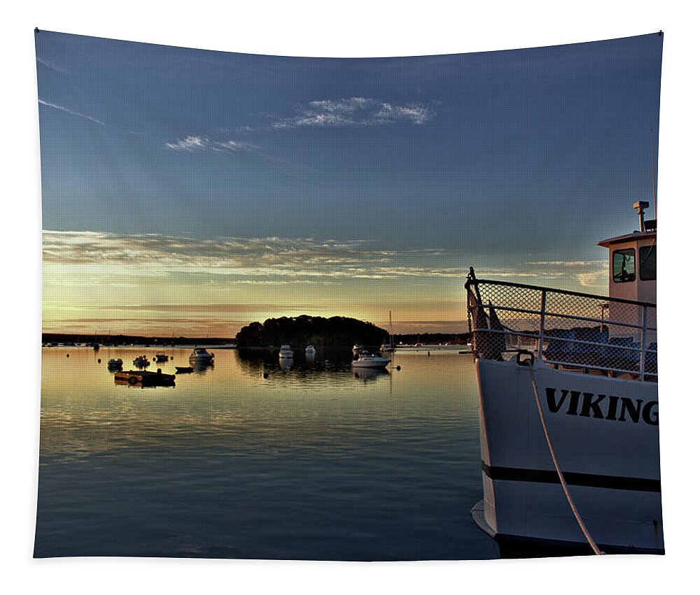 Canal Cruise Tapestry featuring the photograph Viking by Bruce Gannon