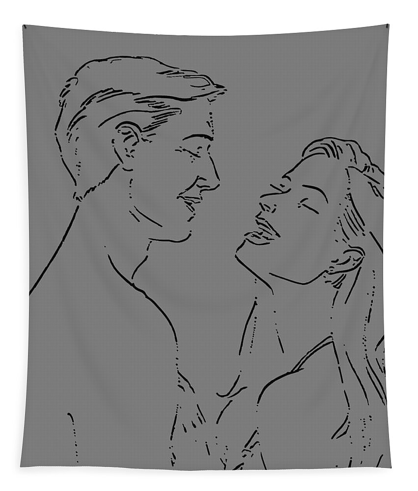 Premium Vector | Two young lovers holding hands from a splash of  watercolor, hand drawn sketch. illustration of paints