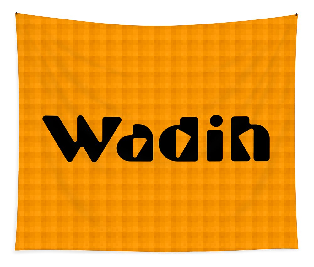 Wadih Tapestry featuring the digital art Wadih #Wadih by TintoDesigns