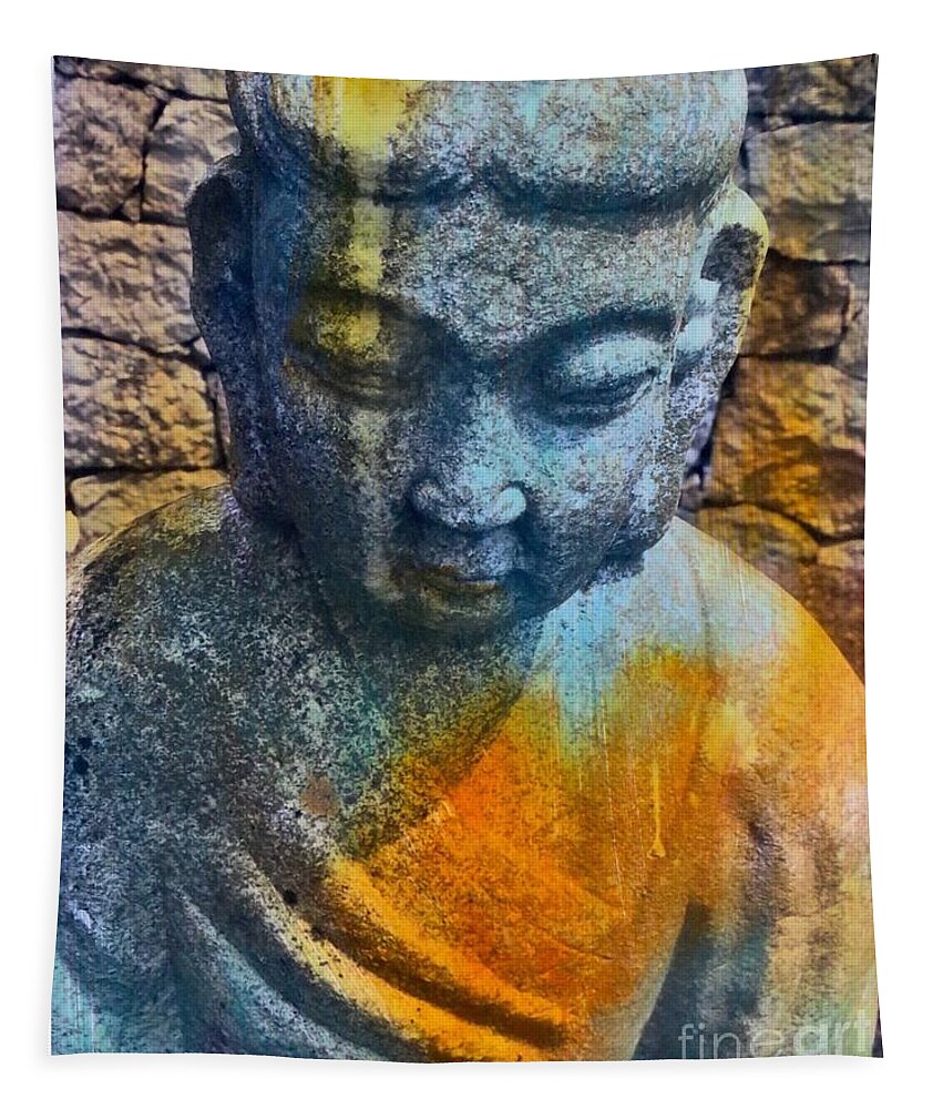 Buddah Tapestry featuring the photograph Watching Over You by B Rossitto
