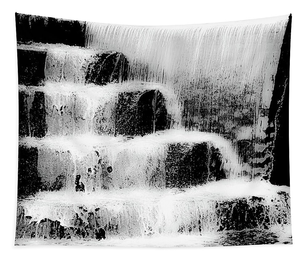 Water Steps Tapestry featuring the photograph Water steps by Christopher Maxum