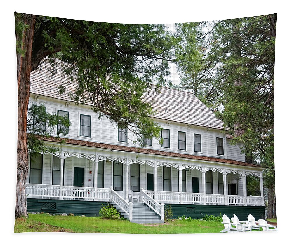 Wawona Hotel Tapestry featuring the photograph Wawona Hotel by Kyle Hanson