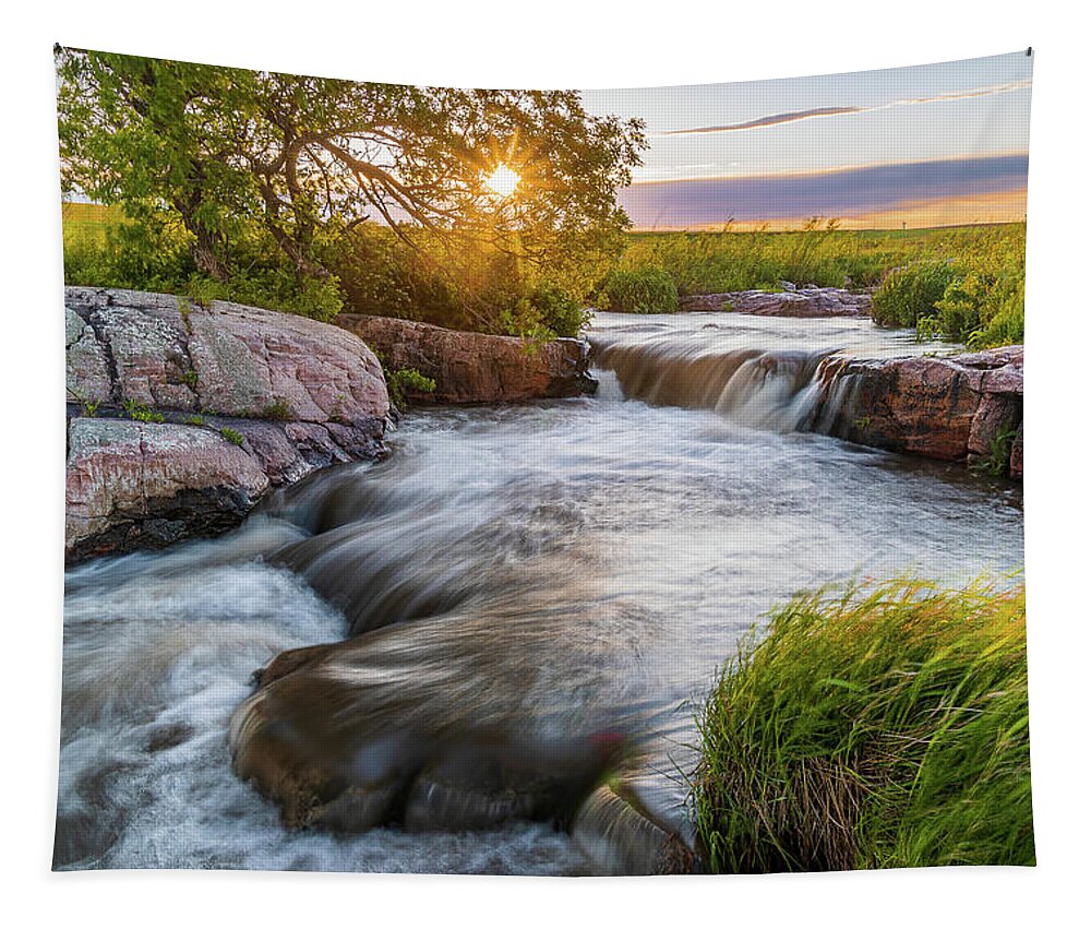 Waterfall Tapestry featuring the photograph Where it Began by Flowstate Photography