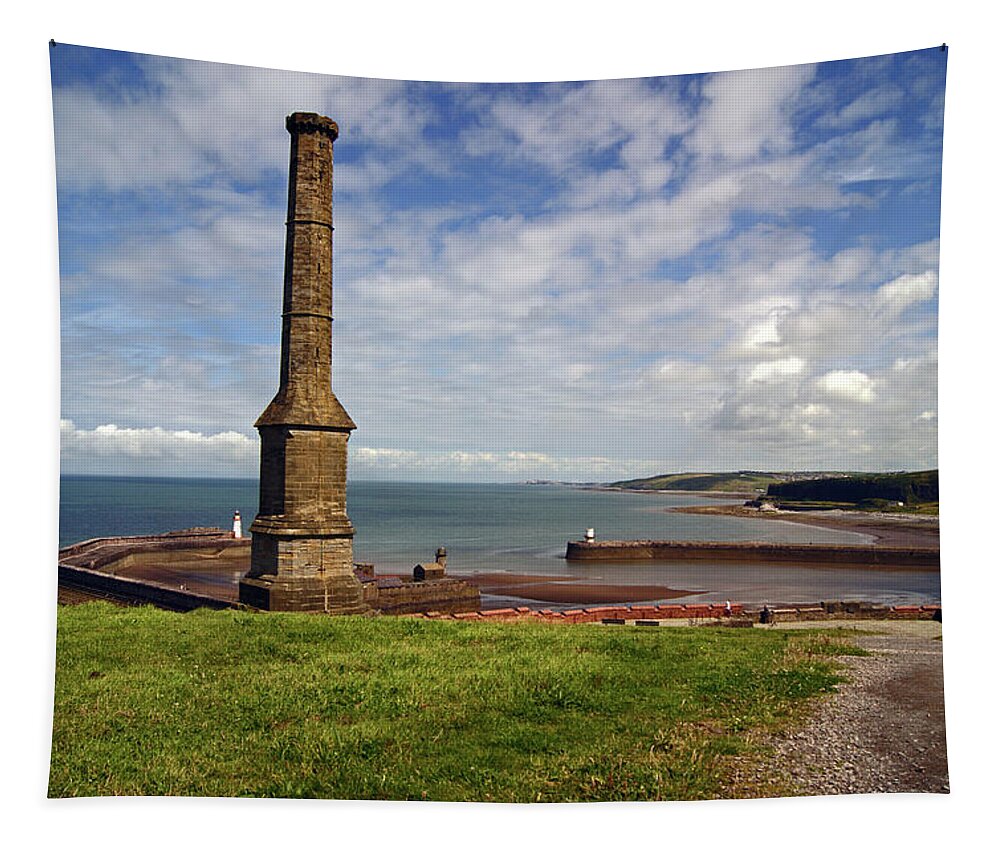 Cumbria Tapestry featuring the photograph WHITEHAVEN. The Candlestick. by Lachlan Main