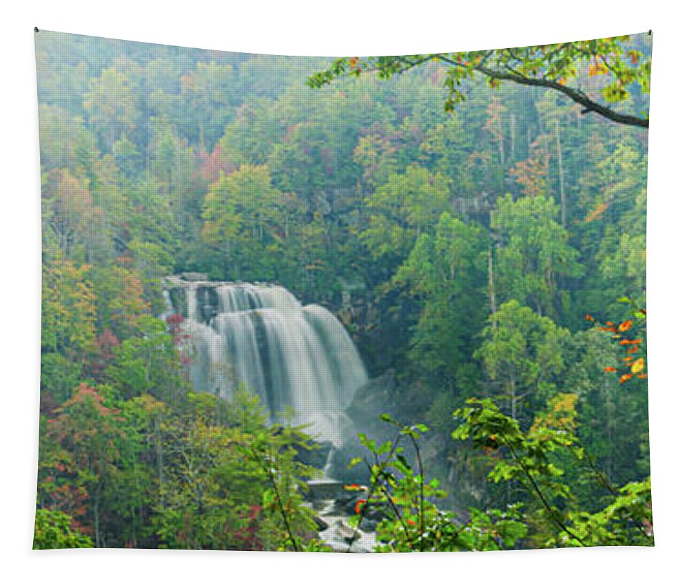 Water Tapestry featuring the photograph Whitewater Falls by Rob Hemphill
