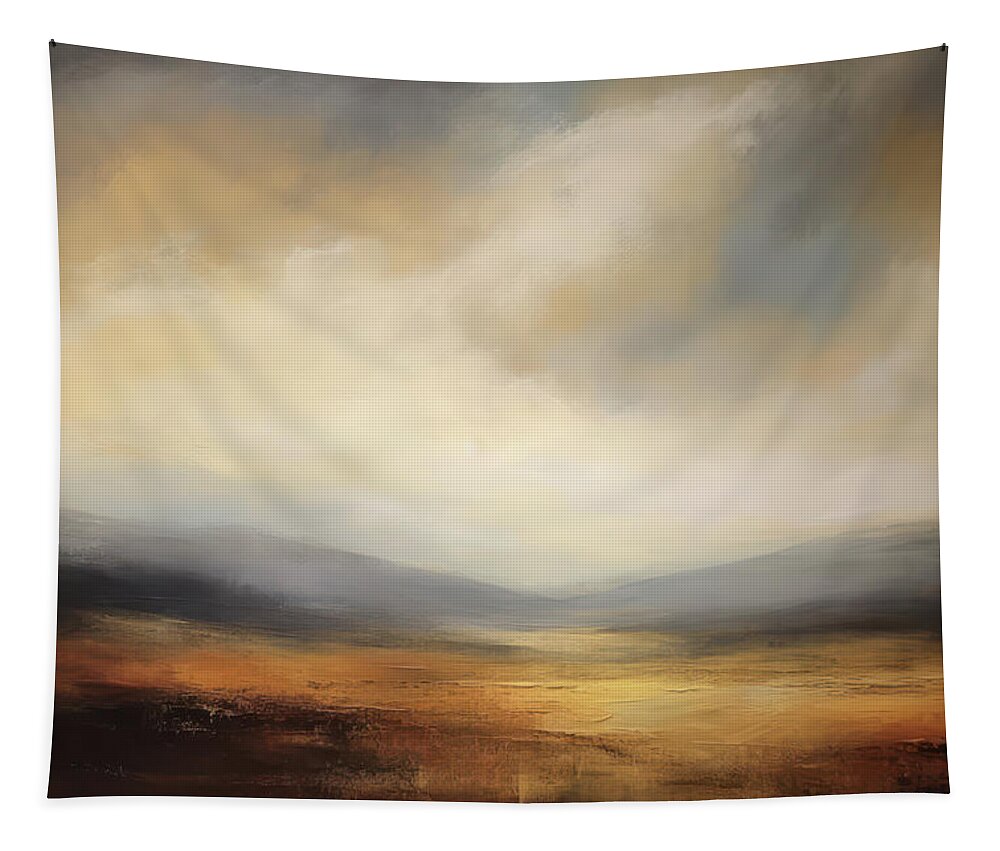 Wide Open Spaces Tapestry featuring the painting Wide Open Spaces Desert Dreams 2 by Jai Johnson