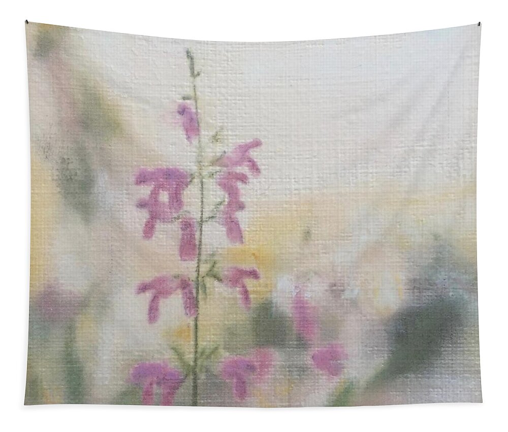Wildflowers Tapestry featuring the painting Wildflower Mini 2 by Cara Frafjord
