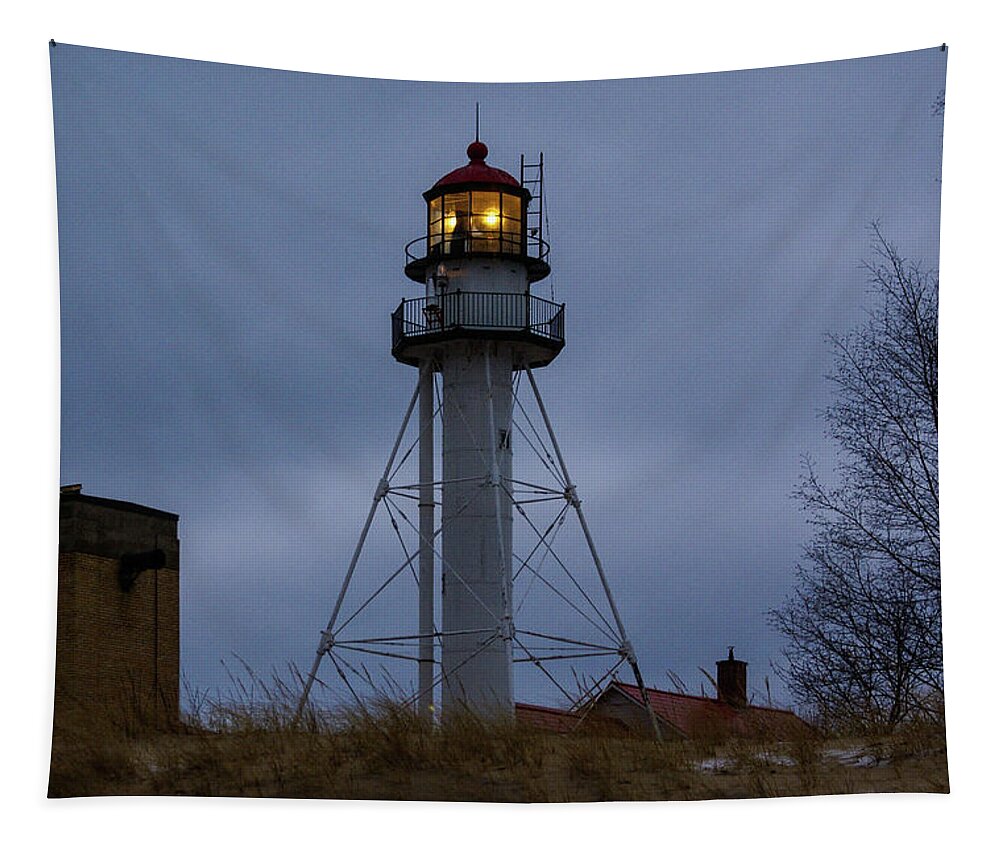 Lake Superior Tapestry featuring the photograph Whitefish Point Landscape by Deb Beausoleil
