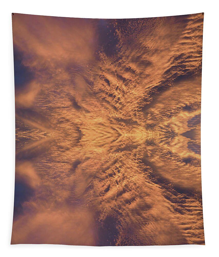 Clouds Tapestry featuring the digital art Wings of air and light by Adriana Mueller