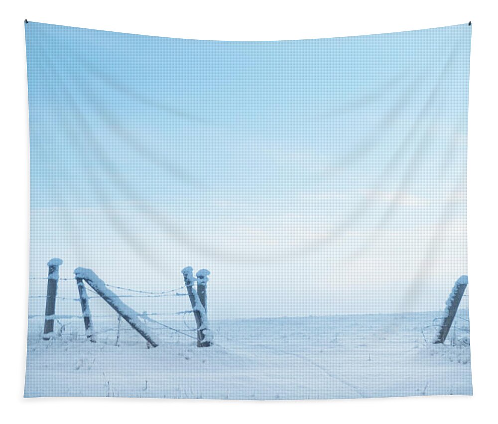 Winter Tapestry featuring the photograph Winter Fence by Karen Rispin