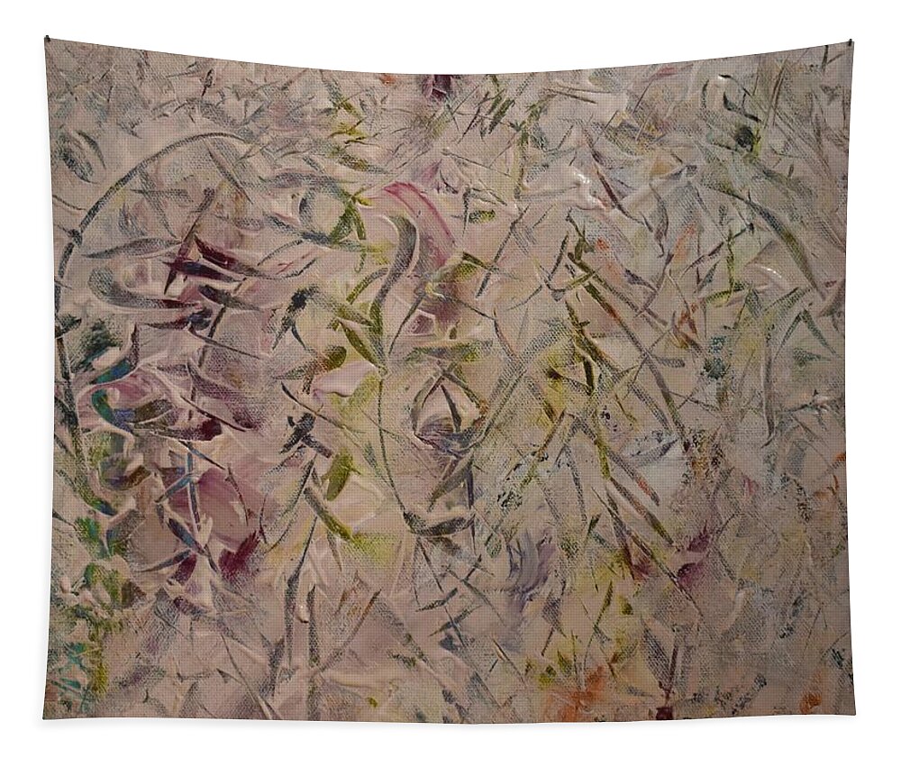 Light Tapestry featuring the painting Winter Light by Pam O'Mara